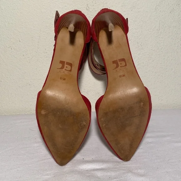 Joe’s Jeans Betty, 3 inch Stilletto Pumps, Red, size 8.5 - Picture 5 of 6